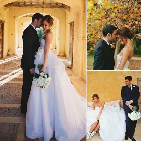 Erin McNaught and Example wedding photo